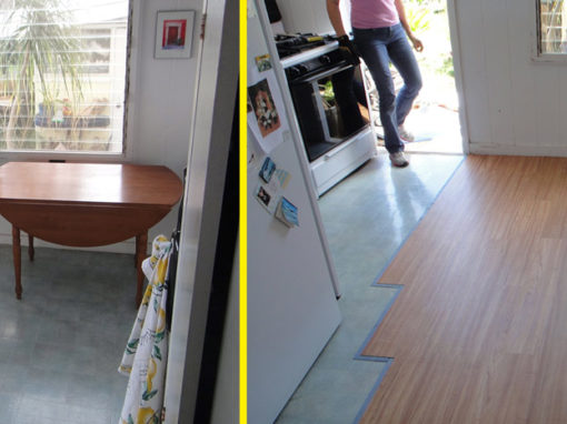 New Kitchen Floor -21 hours from concept to complete